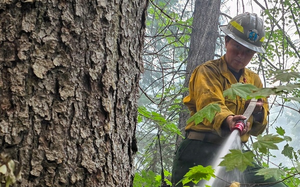 WAANG supports firefighting operations at Little Giant Fire