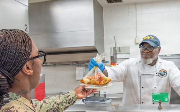 CFAY Hosts Armed Forces Entertainment's Moe Cason, Bobby T at Open Galley