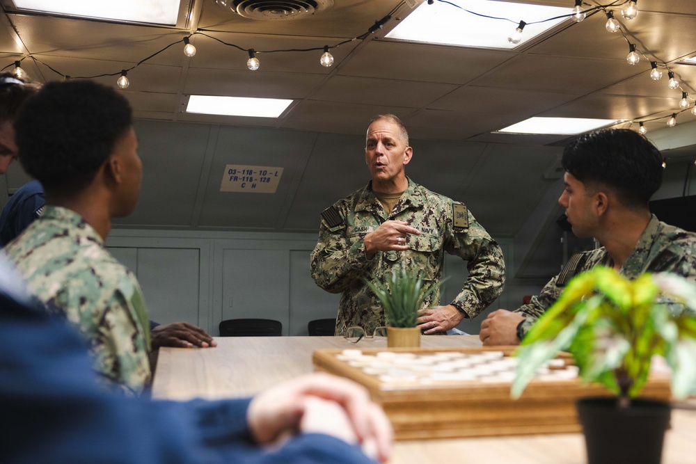Ike Hosts Chief of Navy Chaplains