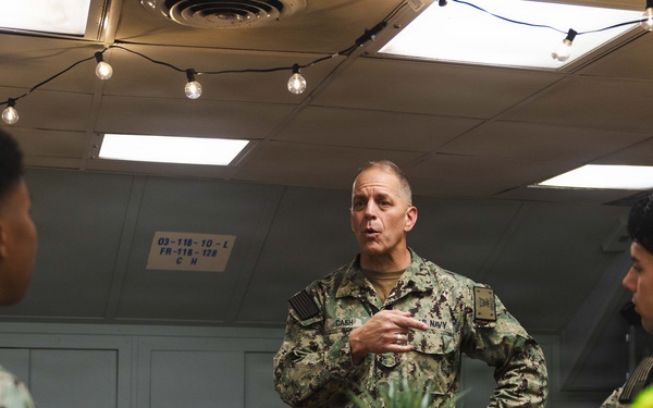 Ike Hosts Chief of Navy Chaplains