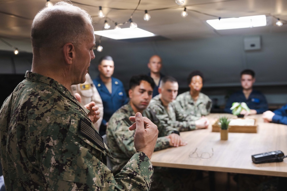 Ike Hosts Chief of Navy Chaplains