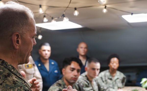 Ike Hosts Chief of Navy Chaplains