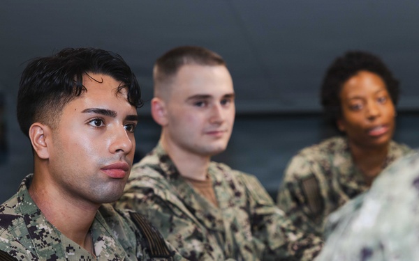 Ike Hosts Chief of Navy Chaplains