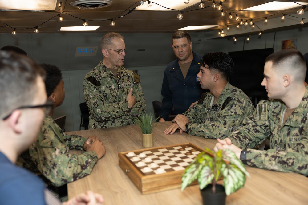Ike Hosts Chief of Navy Chaplains