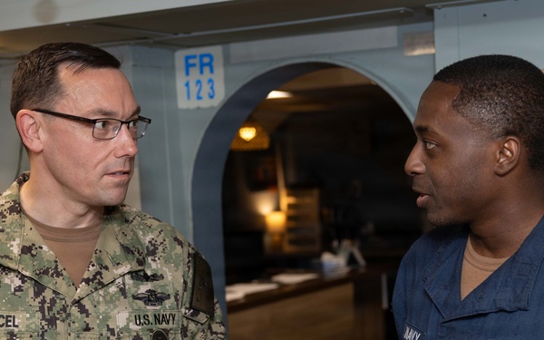 Ike Hosts Chief of Navy Chaplains