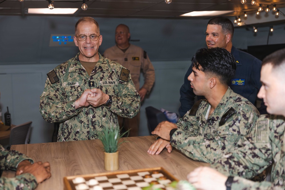Ike Hosts Chief of Navy Chaplains