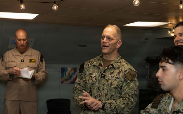 Ike Hosts Chief of Navy Chaplains