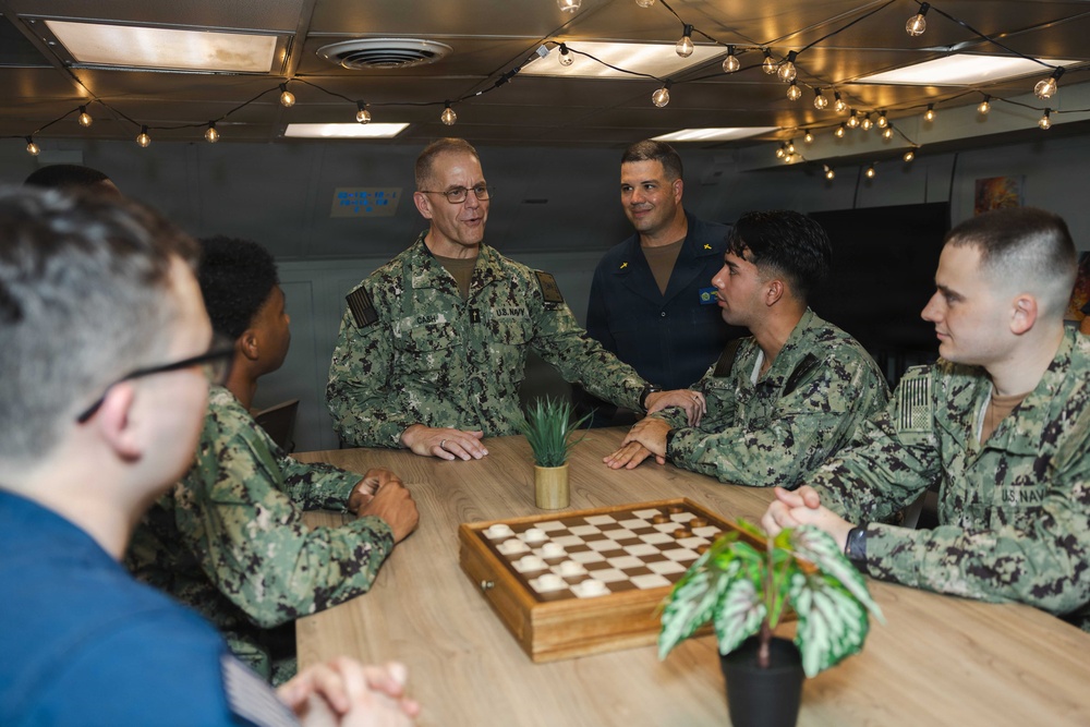 Ike Hosts Chief of Navy Chaplains