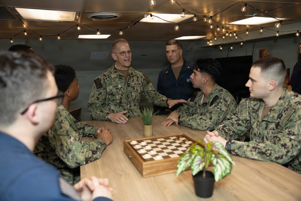 Ike Hosts Chief of Navy Chaplains
