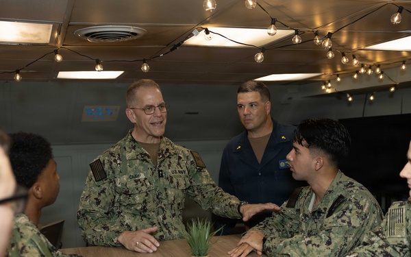 Ike Hosts Chief of Navy Chaplains