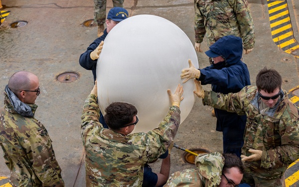 Coast Guard, Army conduct high-altitude balloon operations near Kodiak, Alaska