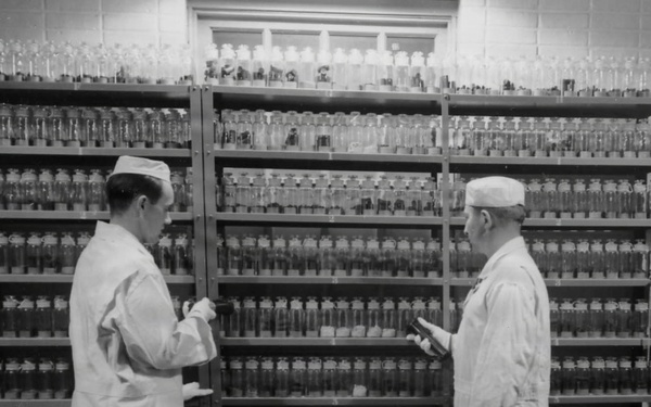 Historical McAlester Army Ammunition Plant photo circa 1950's-the test house