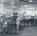 Historical McAlester Army Ammunition Plant photo - circa 1940's- people working on bomb lin
