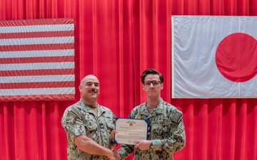 CFAY Holds All Hands and Awards at Quarters