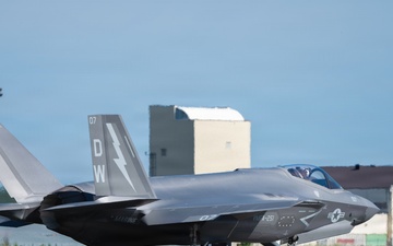 U.S. Marine Corps F-35s take off for RED FLAG-Alaska 26-3