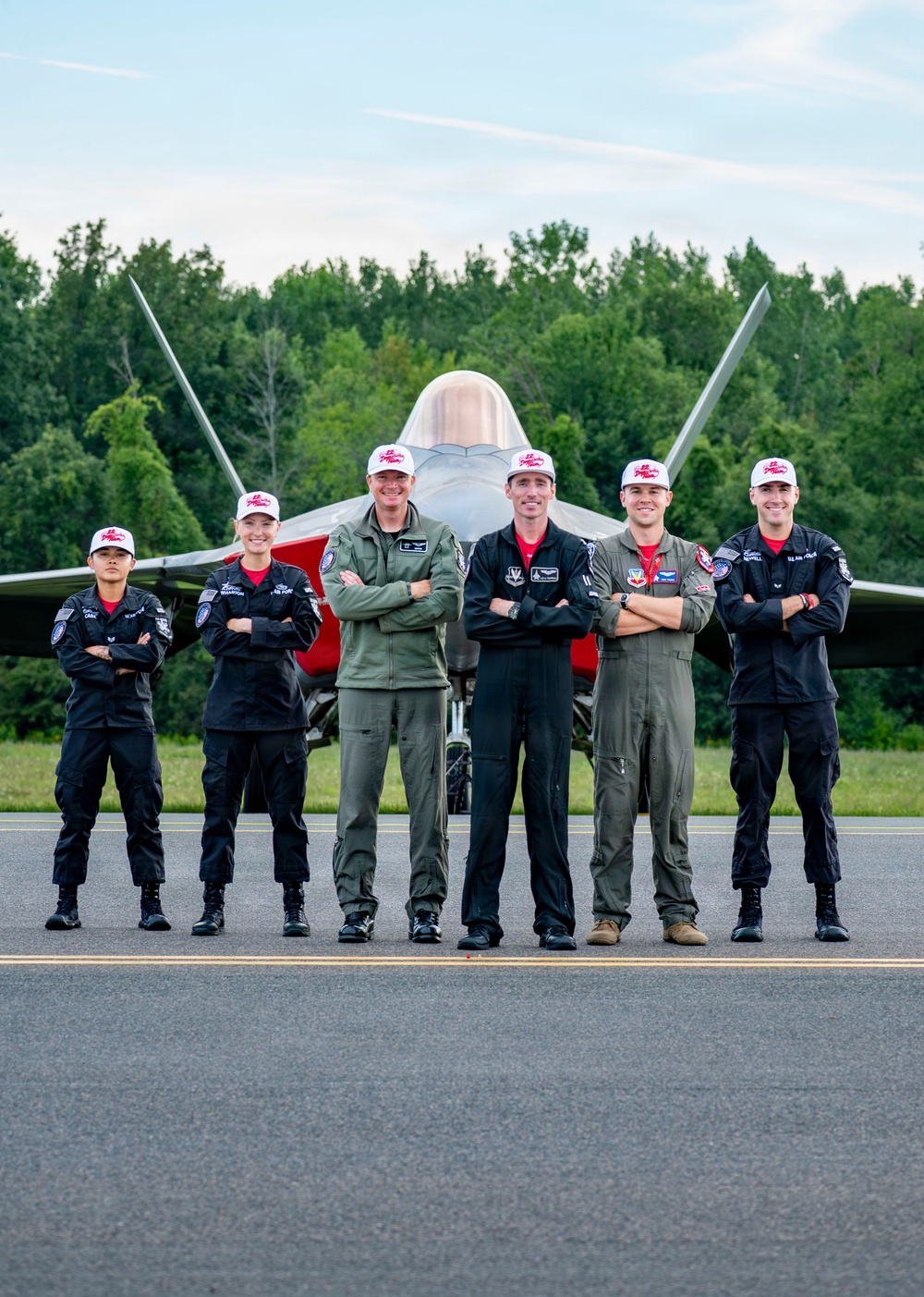 F-22 Demonstration Team Celebrates National Aviation Day