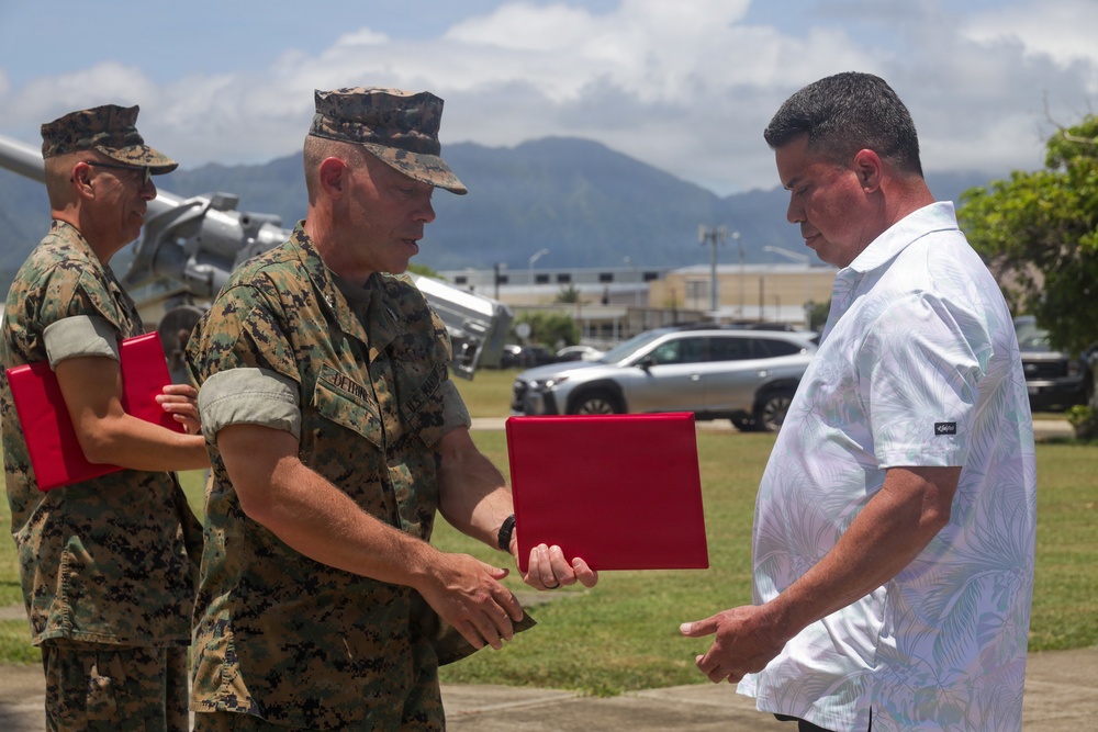 MCBH Leadership Presents Civilian of the Quarter Awards