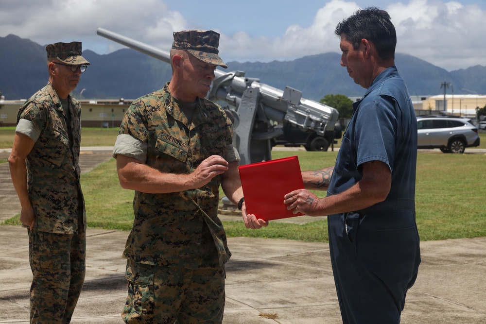 MCBH Leadership Presents Civilian of the Quarter Awards