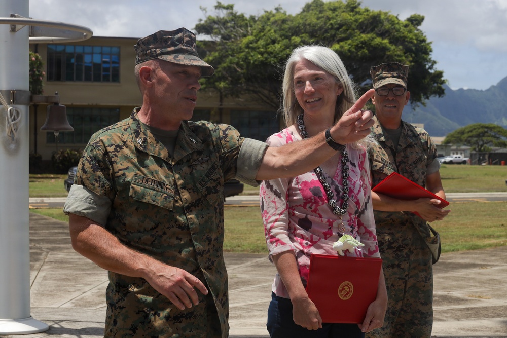 MCBH Leadership Presents Civilian of the Quarter Awards