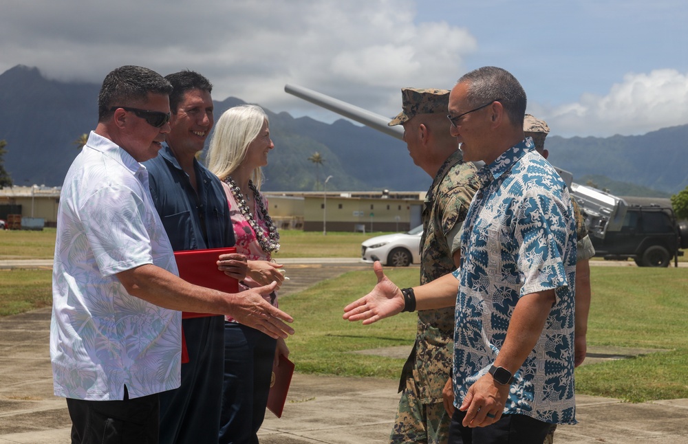 MCBH Leadership Presents Civilian of the Quarter Awards