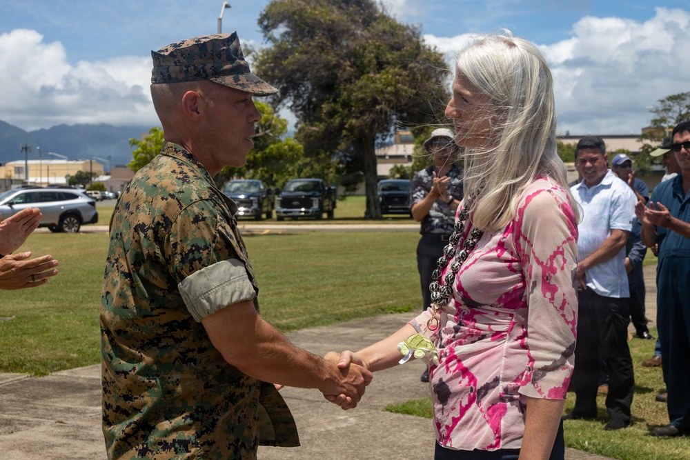 MCBH Leadership Presents Civilian of the Quarter Awards
