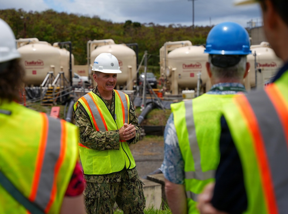 Navy hosts site visit for EPA and Hawaii DOH at Red Hill Bulk Fuel Storage Facility