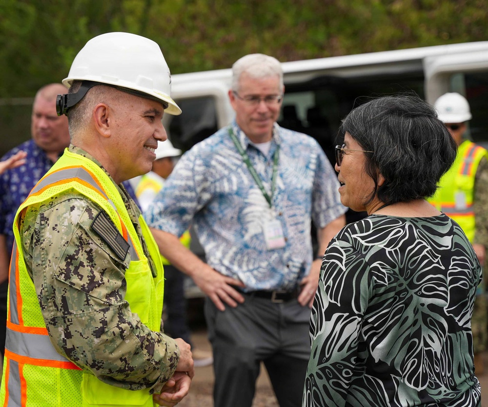 Navy hosts site visit for EPA and Hawaii DOH at Red Hill Bulk Fuel Storage Facility