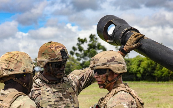 3rd Battalion 7th Field Artillery Regiment Conducts a Gun Raid Sling-Load Training of M777 Howitzers with Ospreys