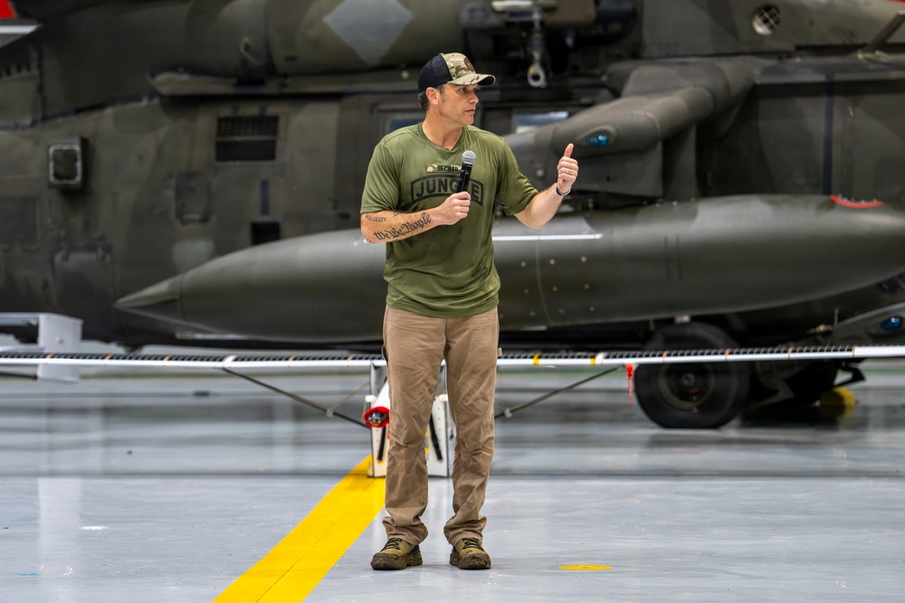 Secretary of War Pete Hegseth addresses U.S. service members supporting PANAMAX 2026