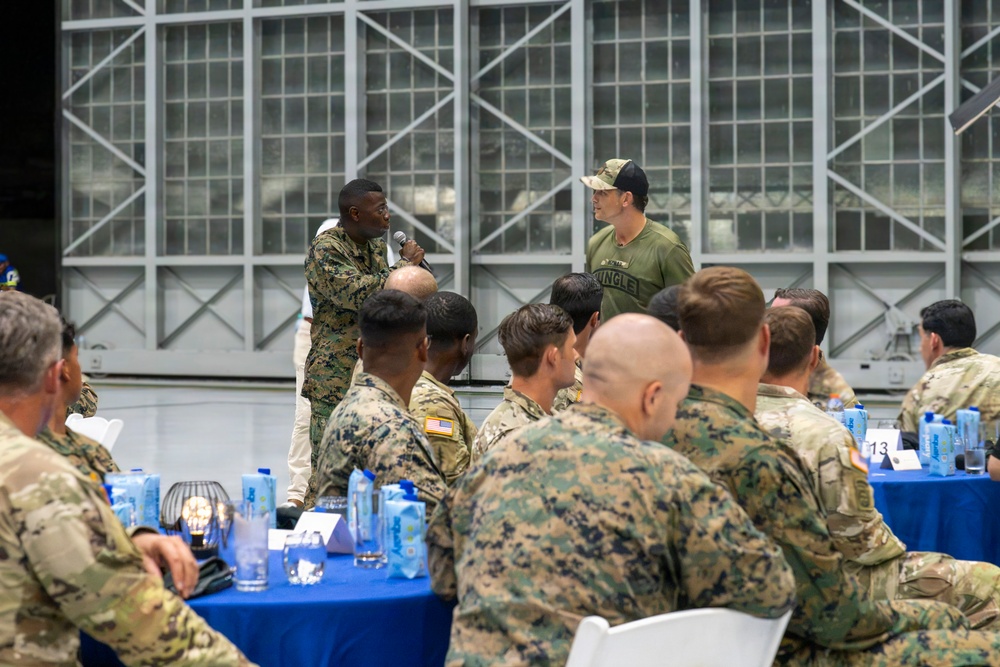 Secretary of War Pete Hegseth addresses U.S. service members supporting PANAMAX 2026