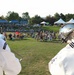Navy Ceremonial Guardsmen and Navy Band Northwest perform during Billings Navy Week