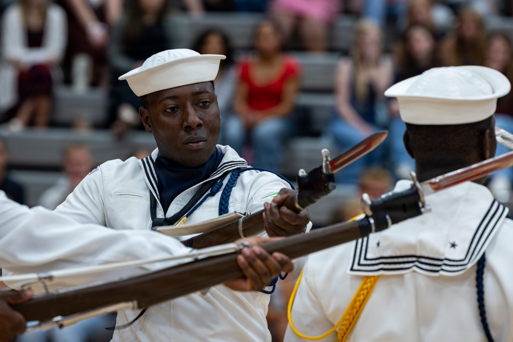 U.S. Navy  visits Lockwood High School during Billings Navy Week