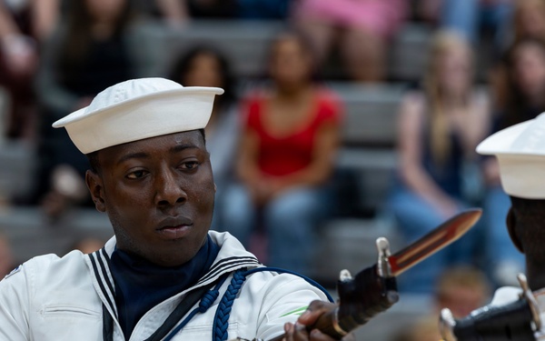 U.S. Navy  visits Lockwood High School during Billings Navy Week