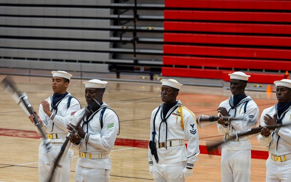 U.S. Navy Connects with Lockwood High School students during Billings Navy Week