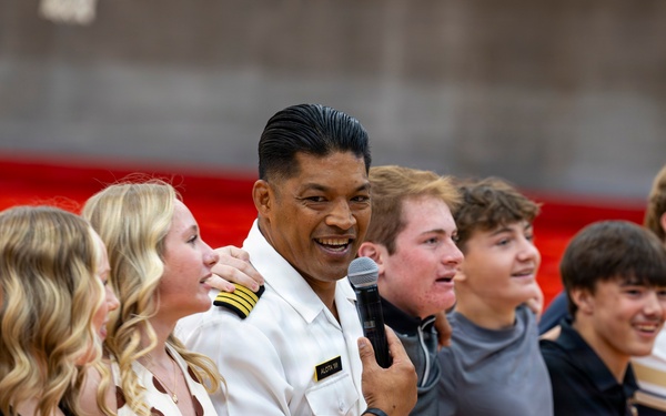 U.S. Navy visits Lockwood High School during Billings Navy Week