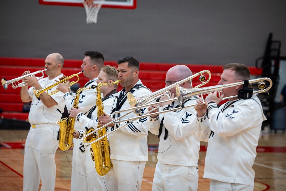 U.S. Navy Connects with Lockwood High School students during Billings Navy Week