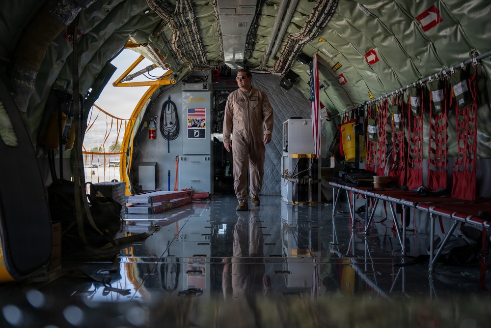 KC-135 refuels F-15s in support of regional security