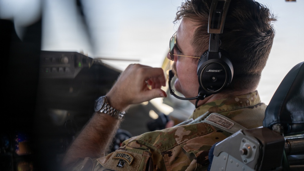 KC-135 refuels F-15s in support of regional security