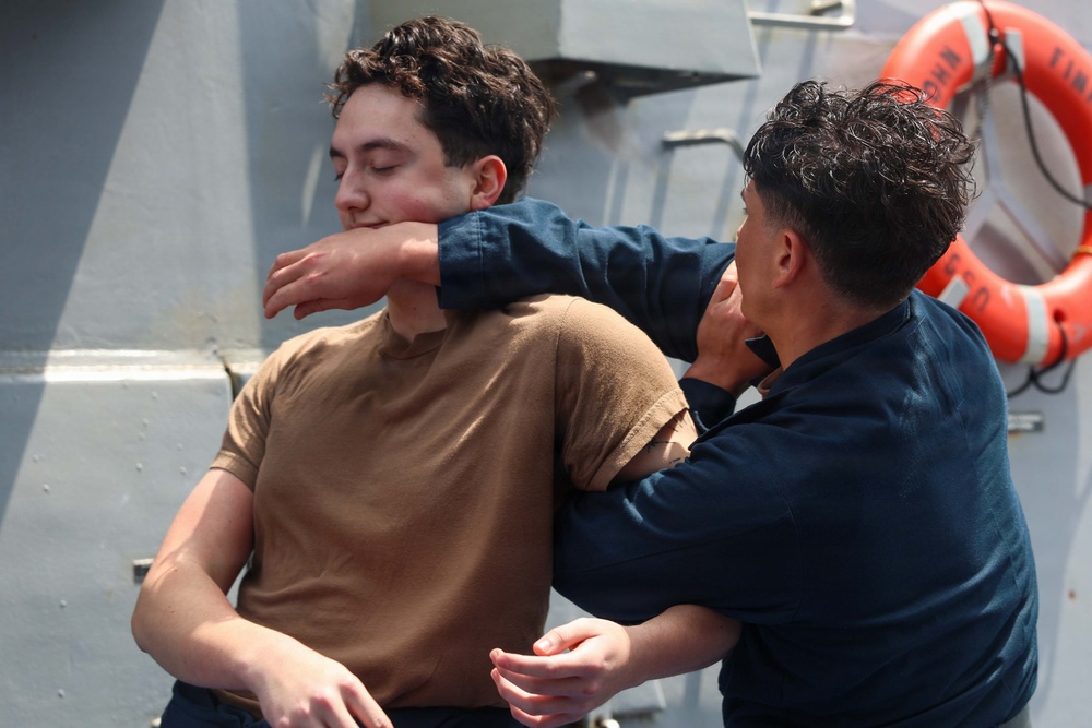 John Finn Conducts a Security Reaction Force Class