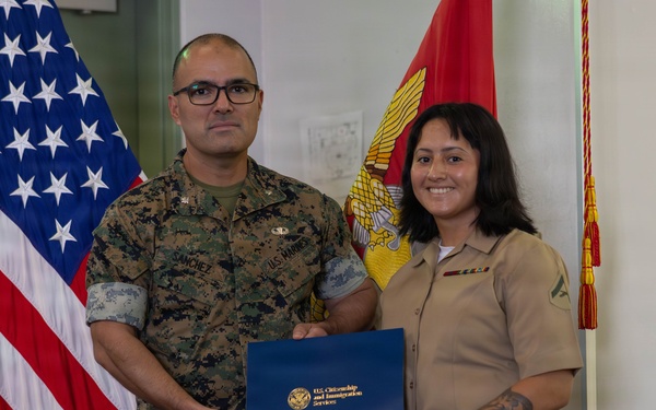 MCAS Iwakuni hosts August 2026 Naturalization Ceremony