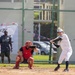 HMLA-367 Marines play baseball with local university students