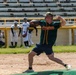 HMLA-367 Marines play baseball with local university students