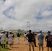 HMLA-367 Marines play baseball with local university students