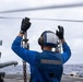 USS Mustin conducts flight operations