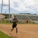 HMLA-367 Marines play baseball with local university students