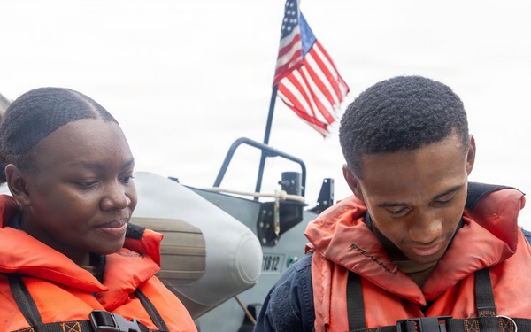 John Paul Jones Sailors Conduct Inventory
