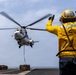 Abraham Lincoln Conducts a Replenishment-at-Sea with Alan Shepard