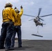 Abraham Lincoln Conducts a Replenishment-at-Sea with Alan Shepard