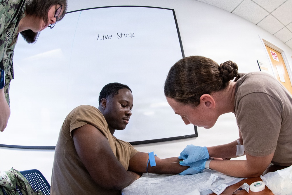 Training to Keep the Warfighter in the Fight:  NMRTC Cherry Point Nurses, Corpsmen, Conduct Skills Fair