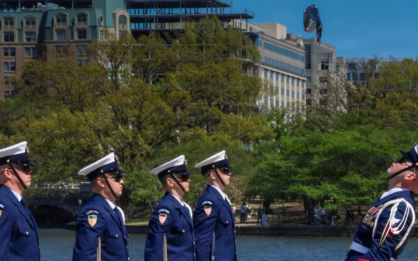 U.S. Coast Guard Drill Team at Joint Service Drill Exhibition